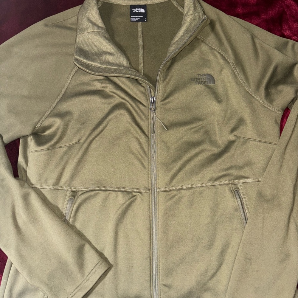 The North Face Green Performance Jacket Lightweight Athletic Wear